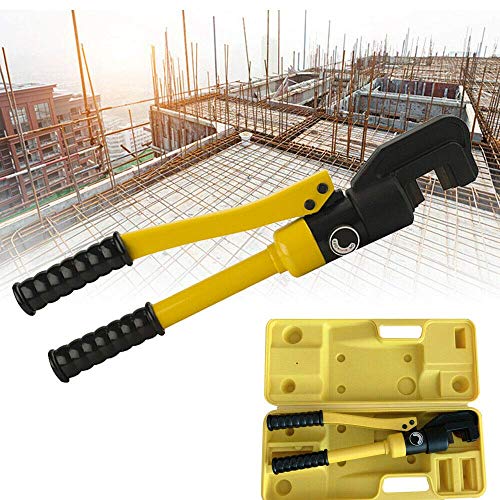 Image of Nutronics SC-12 Hydraulic Rebar Cutter 6 Ton Steel Bolt Chain Cutting tool Heavy Duty, Bolt Cutter 4mm to 12mm for Padlocks, Lock Cutter Heavy Duty Non-Slip Handle Bolt Cutter