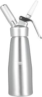 Cream Whipper, Aluminum 500ml Silver, Professional Whip Maker for Home Cooks with 3 Decorative TipsKitchen & Dining