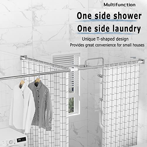 Barre de douche TSd extensible : fixez sans percer vos murs fragiles - 4