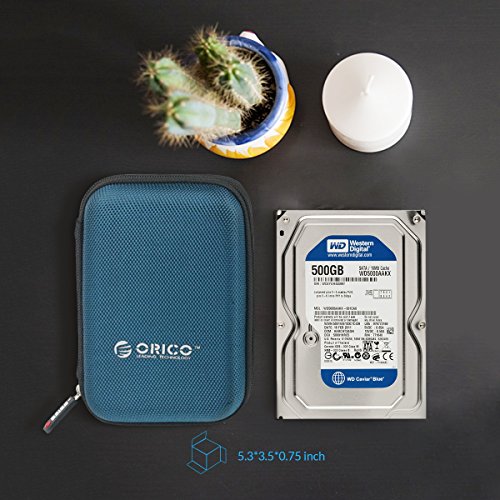 ORICO Custodia Protettiva per Disco Rigido 2,5 Pollici - HDD Hard Disk Externo Portatile Western Digital WD Seagate Toshiba Samsung Maxtor (5 Pacchi,Colorato)