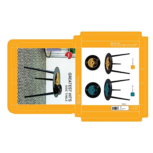 Balvi Tavolino Greatest Hits Colore Verde a Forma