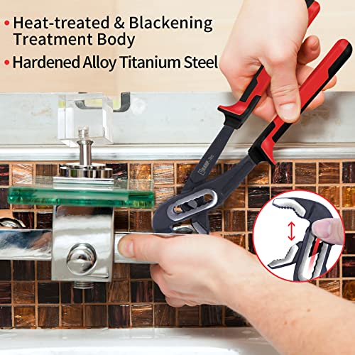 Alicates combinados Sharp-tec de 8 pulgadas para solucionar problemas de mecánica 6