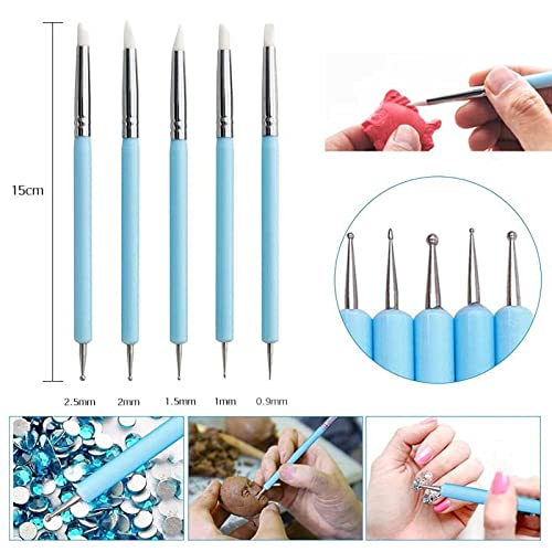 Langqun Polymer Clay Tools Set,24Pcs Pottery Tools Kit,Dotting Tools,Ceramic Supplies For Kids And Adults,Sculpting,Modeling,Shaping #TOP4