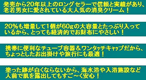 Amazon.co.jp: わきが対策 スメルスウィートクリーム大容量60g ワキガ