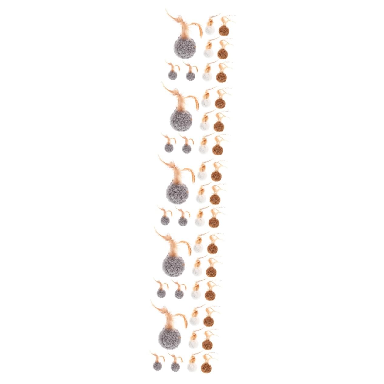 DOITOOL 45piezas Juguete Interactivo para Gatos De De y Sonajero Estimulación y Diversión para Mascotas para Jugar Interiores y Exteriores