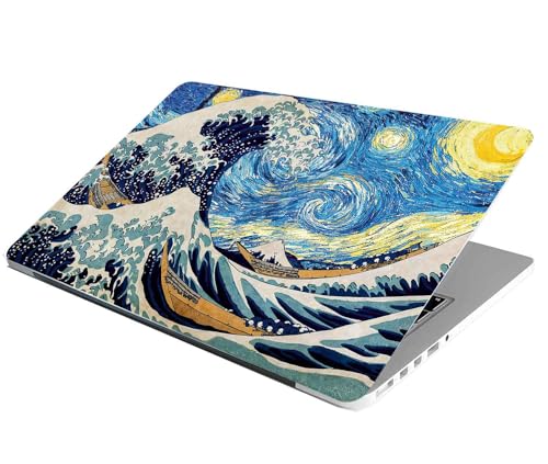 Image of Full Laptop Skin Stickers HD Quality Sticker for Laptops Upto 15.6 inch (Dustproof|Waterproof|Scratchproof|Reusable) - BE STRY NGHT NW FL