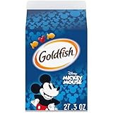 Goldfish Disney Mickey Mouse Cheddar Crackers, Snack Crackers, 27.3 oz carton