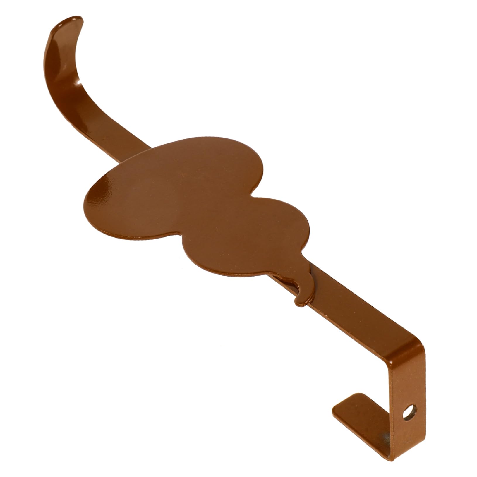 OUNONA Door Hook Rack Door Coat Rack Hanger Easy Install Metal Door Hooks Space-Saving Robe Hanger