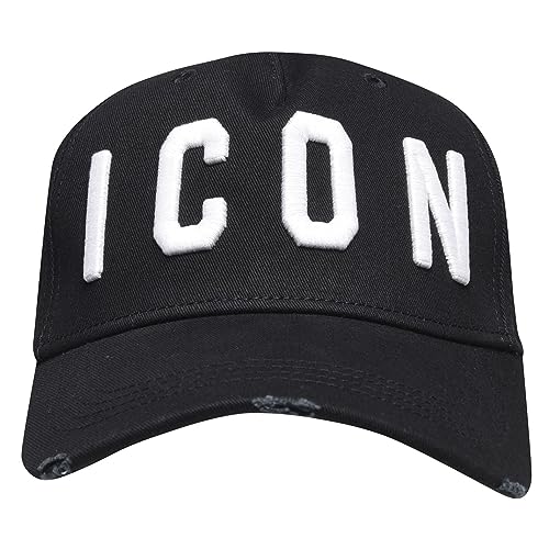 Dsquared2 Icon Gorra de Beisbol Hombre Nero - Bianco