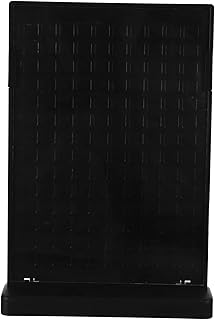 COLLBATH L-shaped Table Cards Menu Display Stand Storage Shelves Desktop Organizer Sign Meeting Display Stand Book Page Holder Brochure Display Stand Name Acrylic Plastic Paper