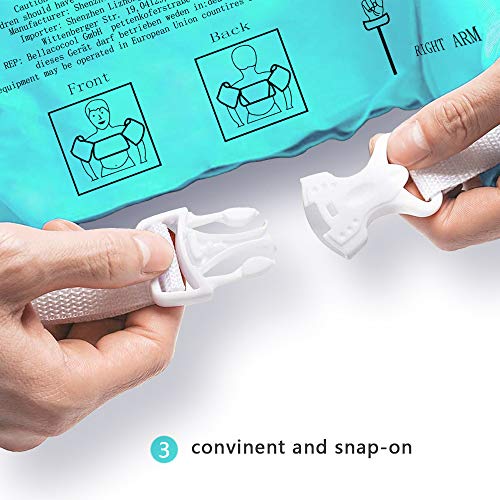 image for Seanrui Kids Pool Floats Swim Vest with Swim Cap and Storage Bag, Suit