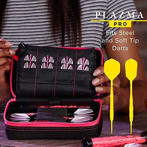 Casemaster Plazma Pro Black And Trimed Dart Case With Phone Pocket #TOP5