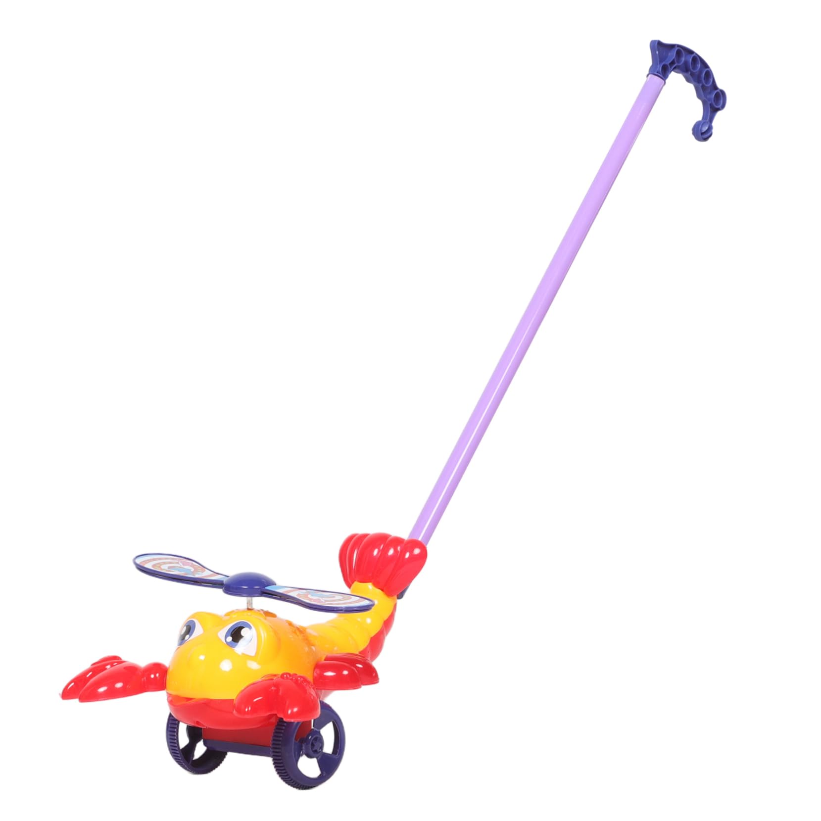 FELTECHELECTR Walking Toy for Toddlers Push and Pull Toy Lobster Stroller Seat Girls Random Color