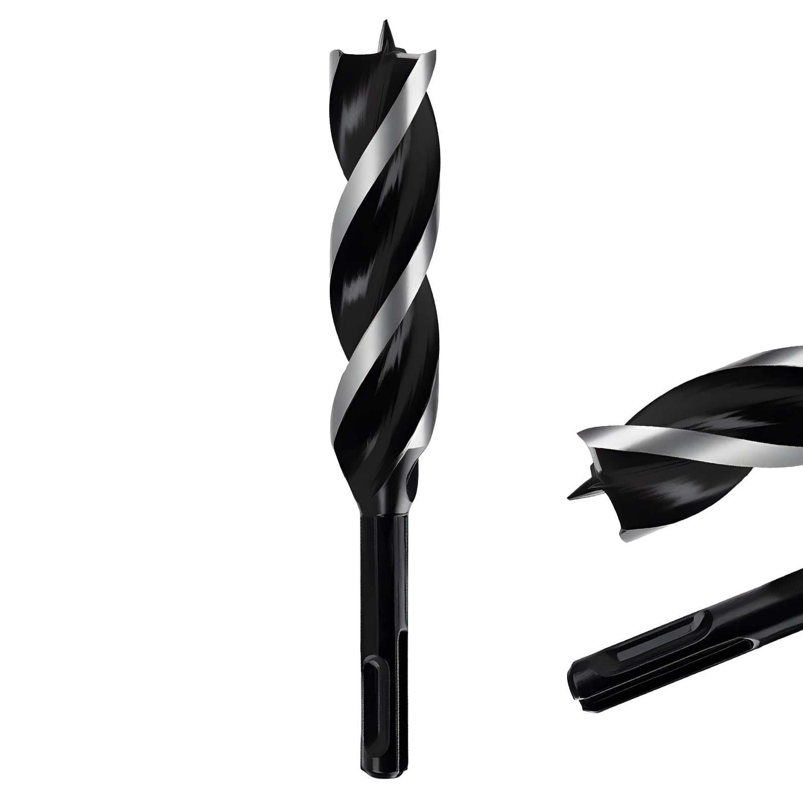 MOXPIFY Extra Long 22mm x 155mm Auger Drill Bit SDS Plus, SDS Wood Auger Drill Bits for Woodworking