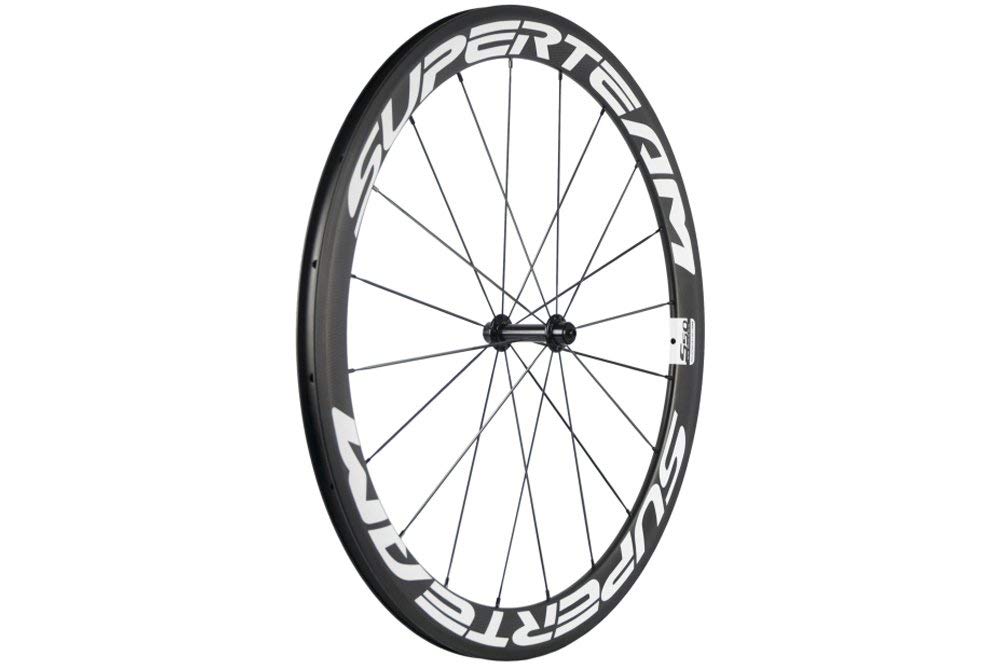 Amazon | SUPERTEAM 700c カーボンホイールセット 50mm ホワイト