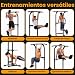 Imagen de RELIFE REBUILD YOUR LIFE Torre Entrenamiento Energía Power Tower Estación Pull Up Multifuncional Barras Dominadas Torre de Gimnasia Casa Equipo de Fuerza Dip Station Musculación