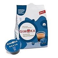 Gimoka - Compatibile Per Nescafé - Dolce Gusto - 64 Capsule - Gusto SOAVE DECAFFEINATO