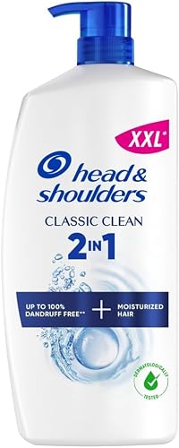 Head & Shoulders Classic Clean 2in1 Anti-Dandruff Shampoo and Conditioner 800ml. Dandruff Free Hair