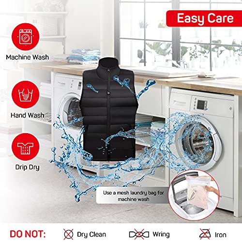 Dr.Prepare DP-0CH01-US Heated Vest, Unisex Heated Clothing For Men Women, Lightweight Usb Electric Heated Jacket thumb #5