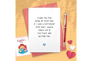 Charming Father's Day Greeting Card for Honoring Stepfathers