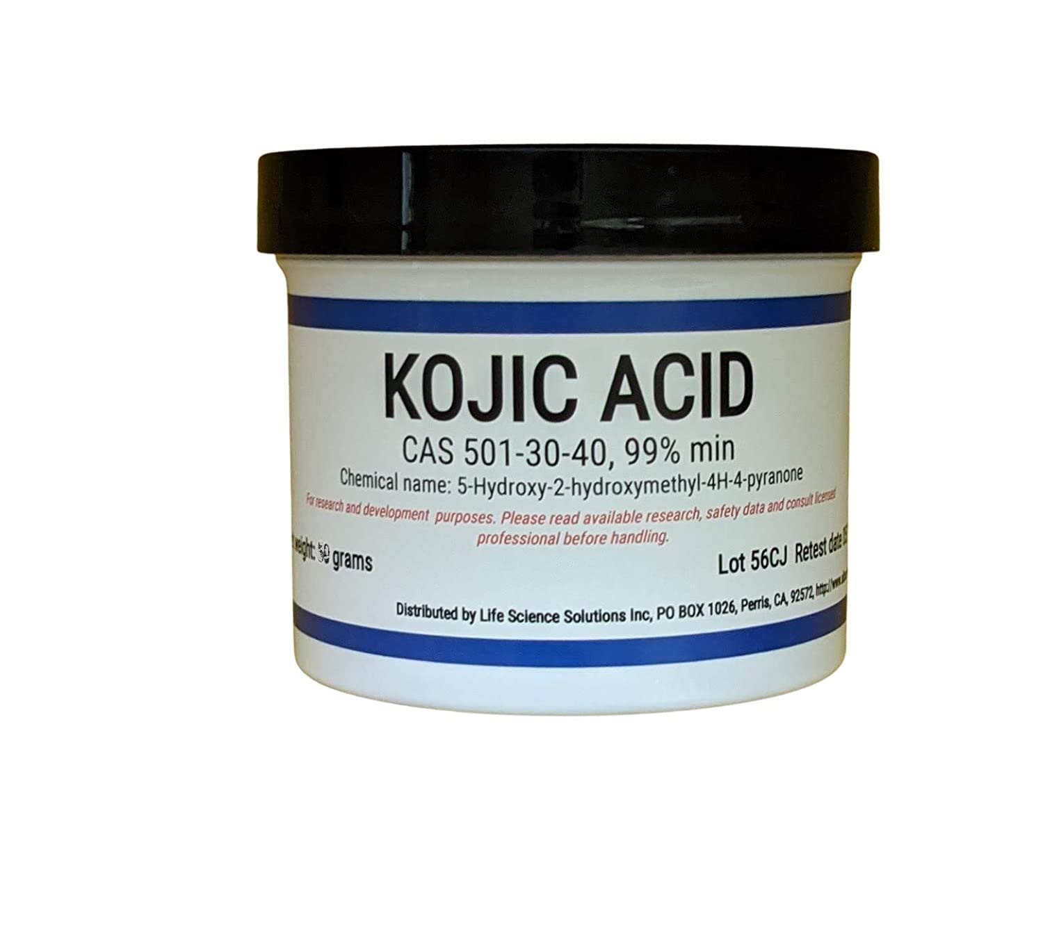 Amazon.com: Kojic Acid Powder, 10 Grams - Life Science Solutions, 0. ...