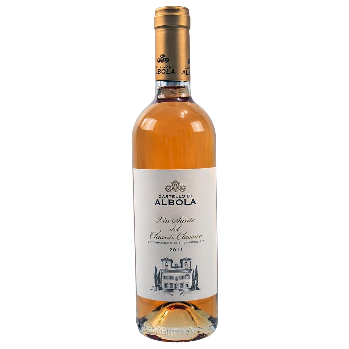 Vin Santo del Chianti Classico DOC 2011 – Castello di Albola – 0,5 l – Toskana – Dessertwein aus Trebbiano & Malvasia – 8 Jahre Holzfassreife – Italienischer Edelsüßwein