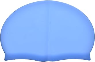 دولفين بونيه سباحة من السيليكون عالي الجودة للبالغين - أزرق