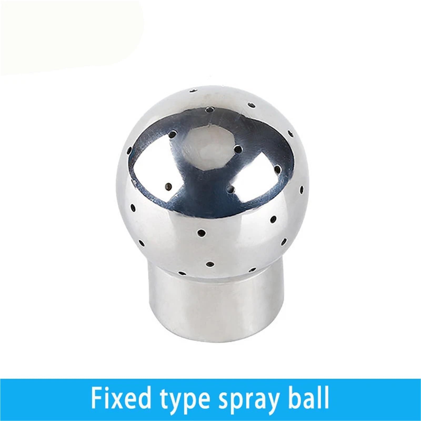 0,6 cm 3/8'' 1/2'' 3/4'' 1''Gwint żeński 304 Kulka do czyszczenia zbiornika ze stali nierdzewnej stała obrotowa końcówka kulowa natryskowa (typ stały, 2.5 cm)