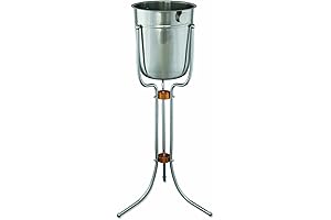 Wine Bucket and Stand, Stainless Steel