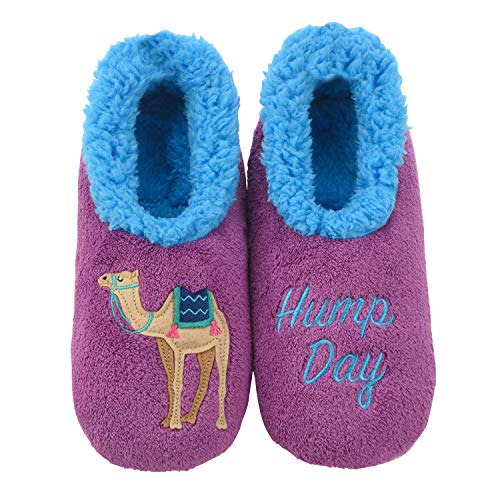 Snoozies Pairables Womens Slippers - House Slippers - Hump Day - Large