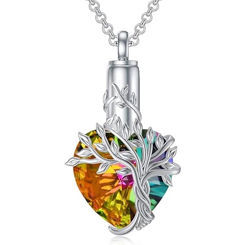 Rockyu ���� �l�b�N���X ���f�B�[�X 925�V���o�[ �����̖� �n�[�g�y���_���g �N���X�^�� �Ǔ��p �A�N�Z�T���[ 11�F�I���\ (Multicolor)