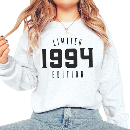 Limited Edition 1994 Sweatshirt, 30th Birthday Gift, Birthday Gift For Women, 1994 Birth Year, 30 Years Number Shirt, Unisex Birthday Crewneck Sweatshirt Sand2