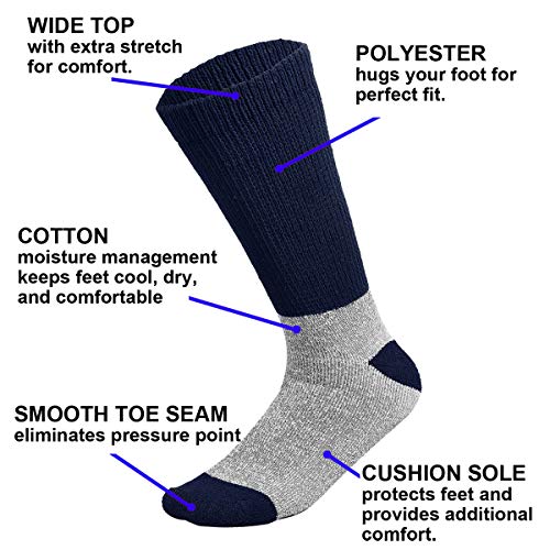 Doctor Recommend Thermal Diabetic Socks Keep Foot Warm Non-Binding Crew Socks For Men Women3