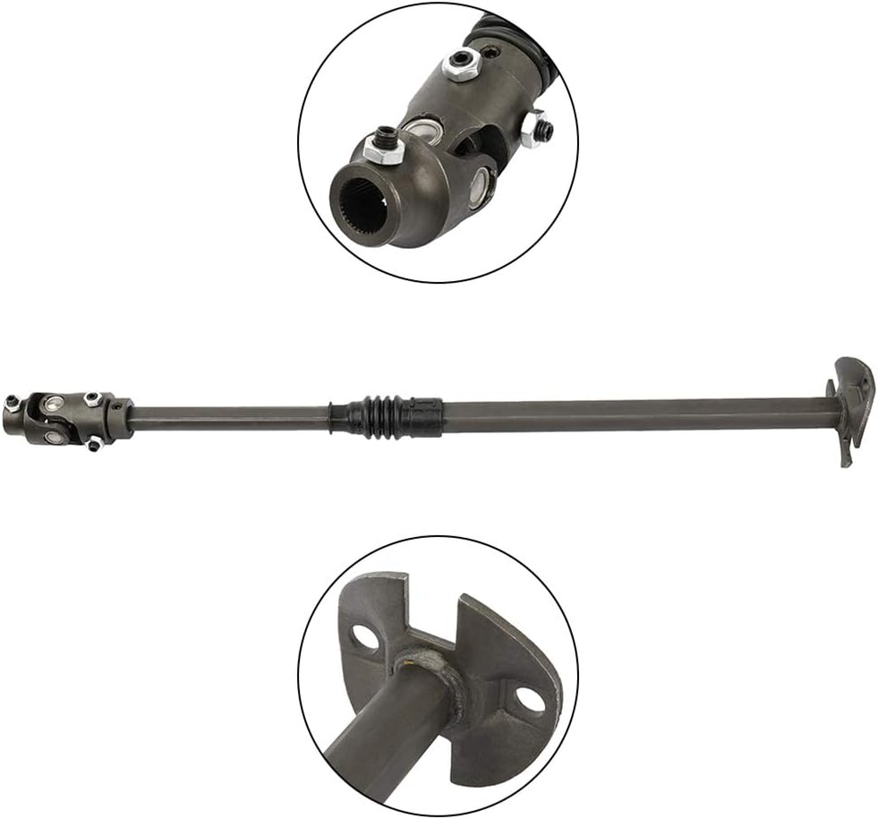 OCPTY Steering Column Intermediate Shaft Universal U-Joint Coupler Fit 1979-1989 for Dodge D100 1979-1993 for Dodge D150
