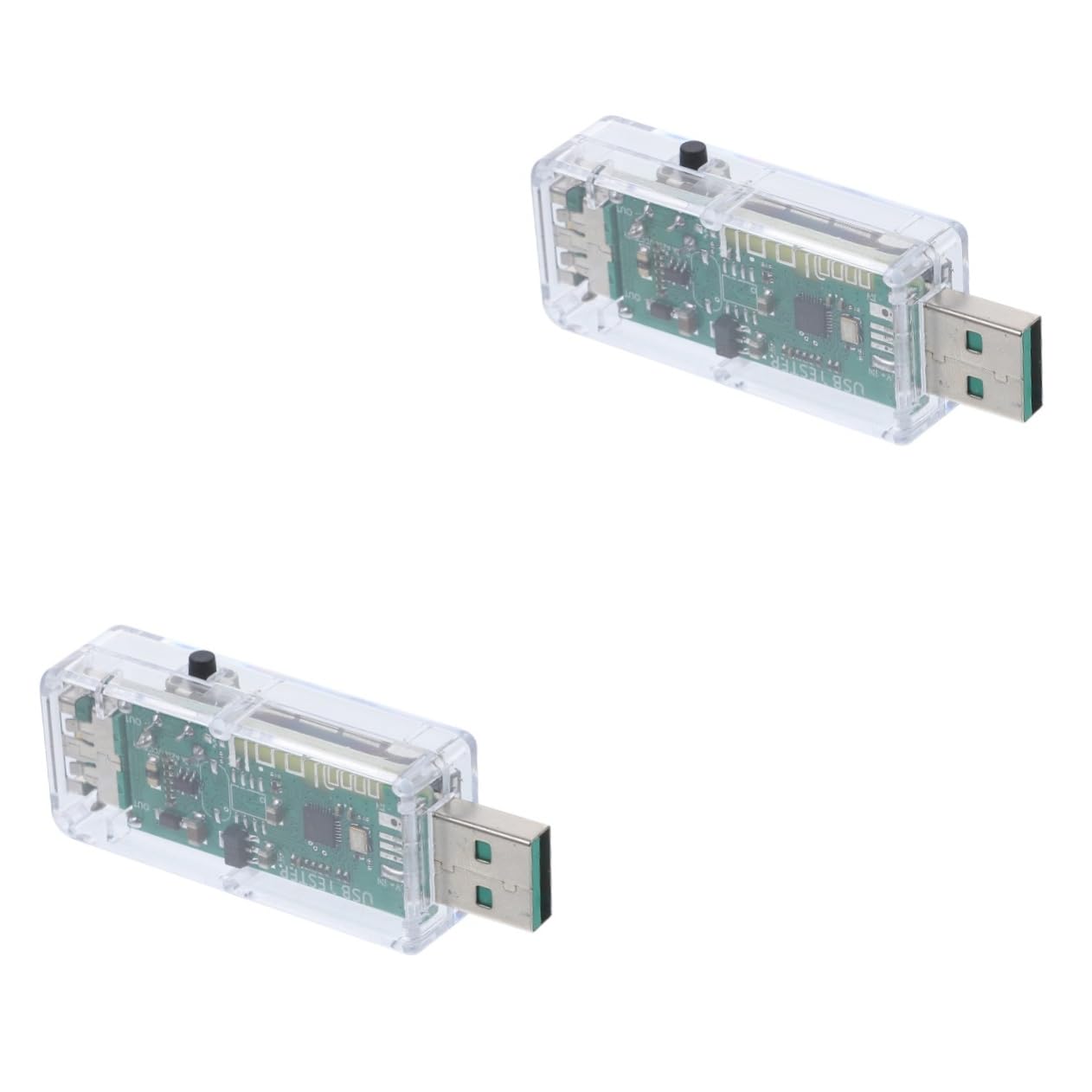 DOITOOL 2stücke Usb Tester Mit Farbdisplay Multimeter Für Spannung Strom Und Kapazität - Für Ladezustände Für Usb- Und Mobile Anwendungen