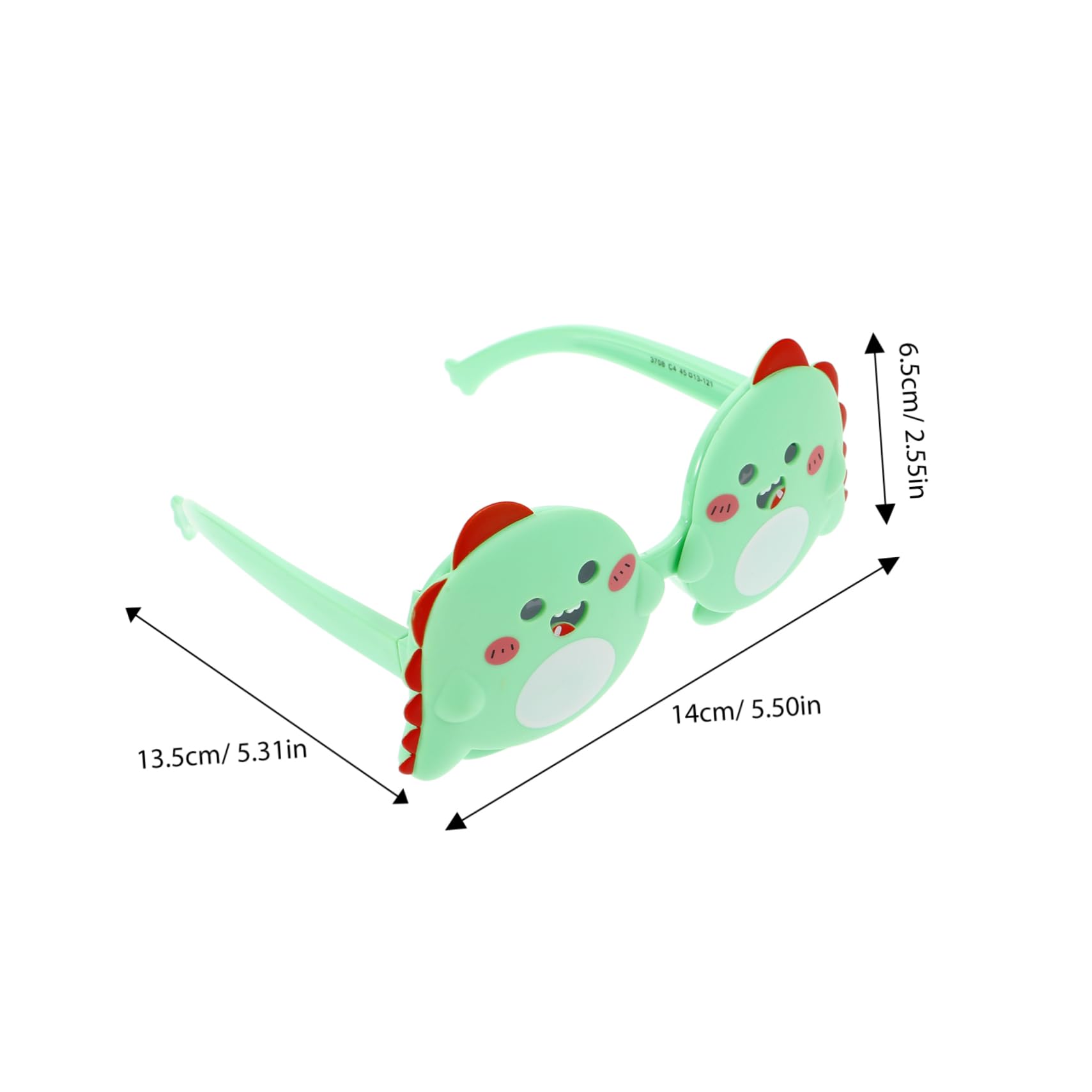 COLLBATH Dinosaur Sunglasses Cute Cartoon Outdoor Eyewear for Lightweight Design with Rounded Edges Party Favor for Boys Stylish Eye Protection