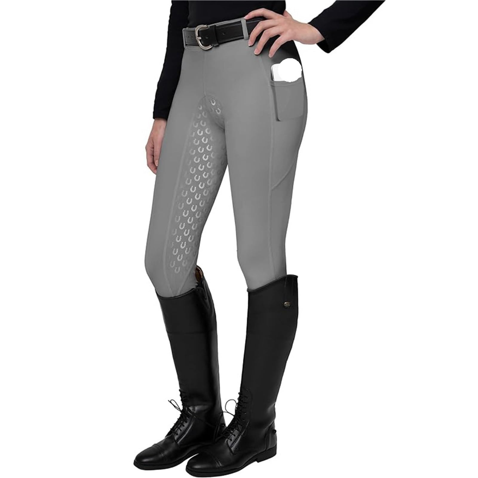 Pantalones Montar a Caballo Mujer Pantalones de equitación for Mujer, Calzones Tiro Completo, Mallas Entrenamiento Ecuestre, Ropa Deportiva for Exteriores(Type-5,XXXL)