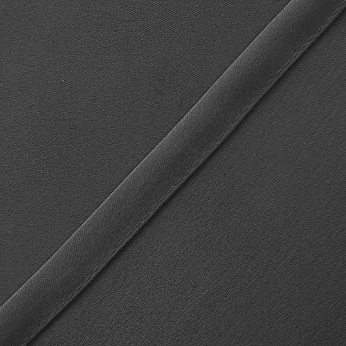 Cortinas opacas gris oscuro con aislamiento térmico para cocina 4