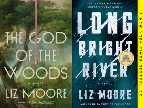 Liz Moore Bestselling 2 Books Set - The God of the Woods(Hardcover Edition), Long Bright River(Paperback Edition)