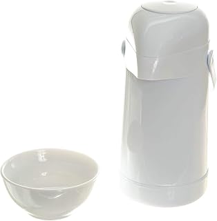 Garrafa Térmica e Molhadeira, Quarto Bebê Menina Menino, Potinho de Mel, Branco