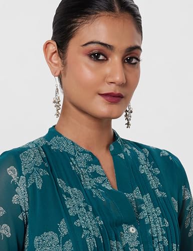 Image of BIBA Women Polyester Straight Fit Printed Kurta