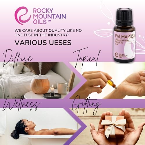 Rocky Mountain Oils Palmarosa 15 ml Aceite Esencial Natural miniatura 5