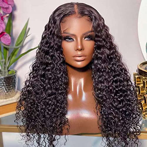 Kinky Curly lace Front Wigs with Baby Hair Pre Plucked