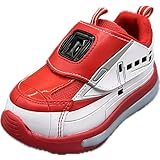 [プラレール] 光る スニーカー 新幹線 こまち かがやき フラッシュ ピカピカ光る 通園 靴 ボーイズ PR16341 18.0 cm