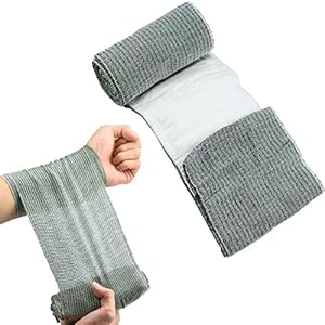 Israeli Bandage 6 Zoll Notfallverband Erste Hilfe Verband mit Vakuumverpackung Tourniquets Notfallverband für Outdoor, Training, Familie