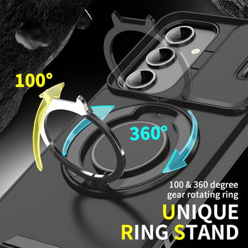Étui pour S23 Plus antichoc à anneau armure compatible charge induction - 4