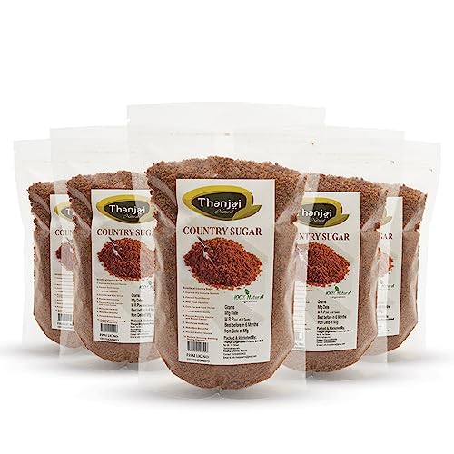 Image of Thanjai Natural 5kg Sugarcane Jaggery Powder /Country Brown Sugar /Naatu Sakkarai / - Organically Processed 100% Natural