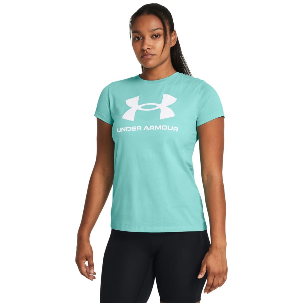UA W SPORTSTYLE LOGO SS Tişört Kadın