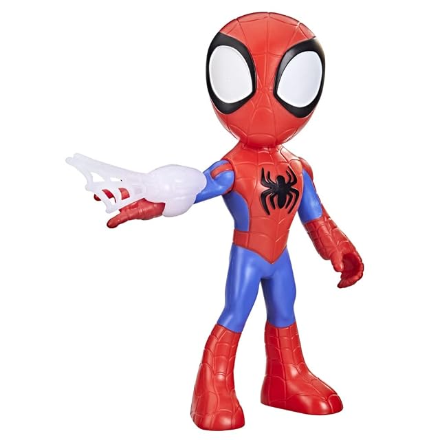 SPIDEY AND HIS AMAZING FRIENDS Marvel Figura Gigante de Spidey de 22.5 cm - Juguete para niños a Partir de 3 años