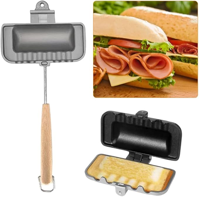 4w1h Sandwich Maker DoubleSided Sandwich Pan NonStick